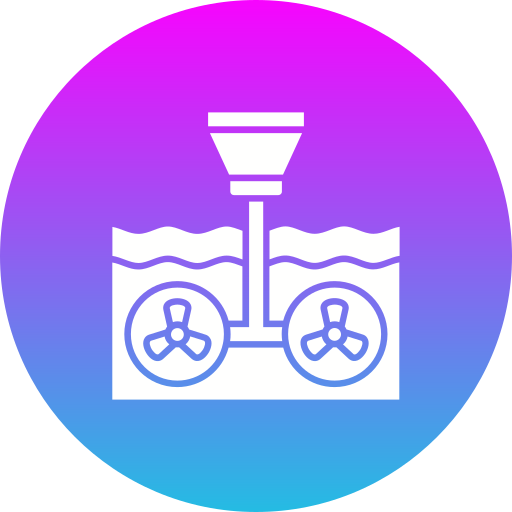 Energia del oceano icono gratis