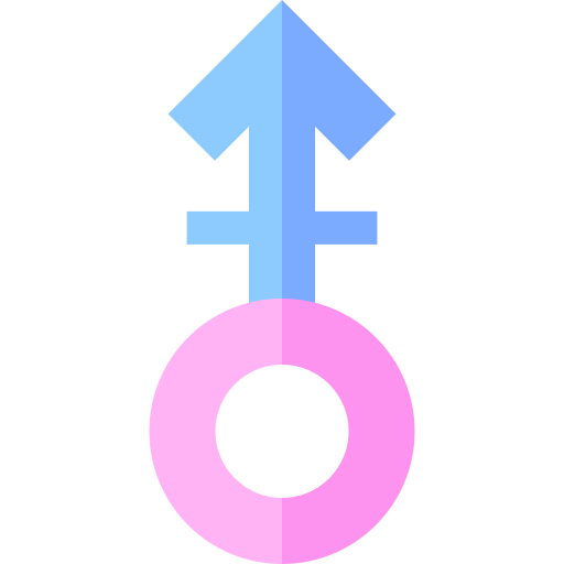 Androgyne Basic Straight Flat icon