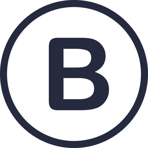 Letter B Generic Basic Outline icon