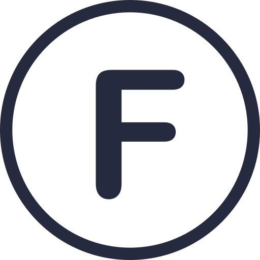 Letter f Generic Basic Outline icon