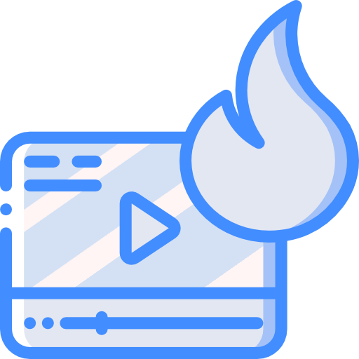 reproductor de video icono gratis