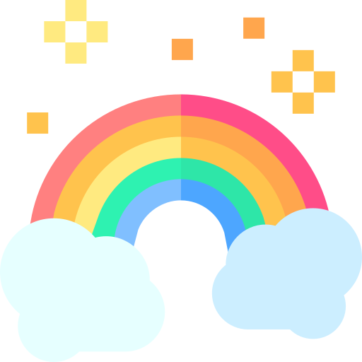 arco iris icono gratis