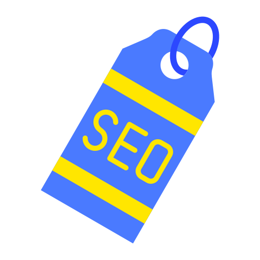 etiqueta seo icono gratis