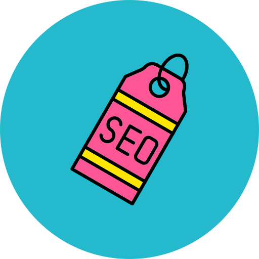 etiqueta seo icono gratis