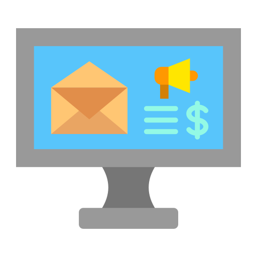 marketing de email grátis ícone marketing de email grátis ícone