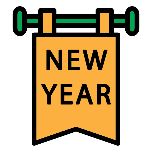 happy new year icono gratis