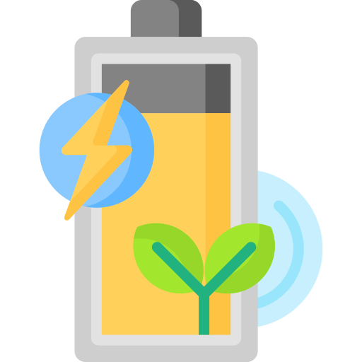 grüne batterie kostenlos Icon grüne batterie kostenlos Icon
