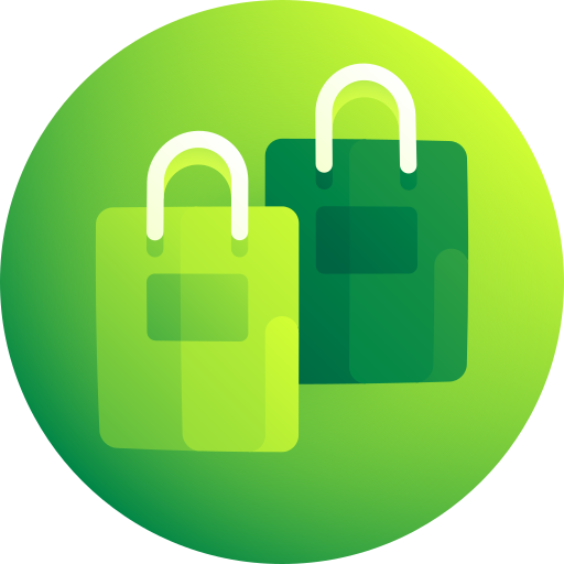 Shopping bags Gradient Galaxy Gradient icon