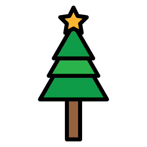 Árbol de navidad icono gratis