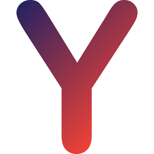 Letter y Generic Gradient icon