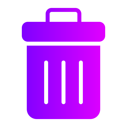 Delete Generic Flat Gradient icon