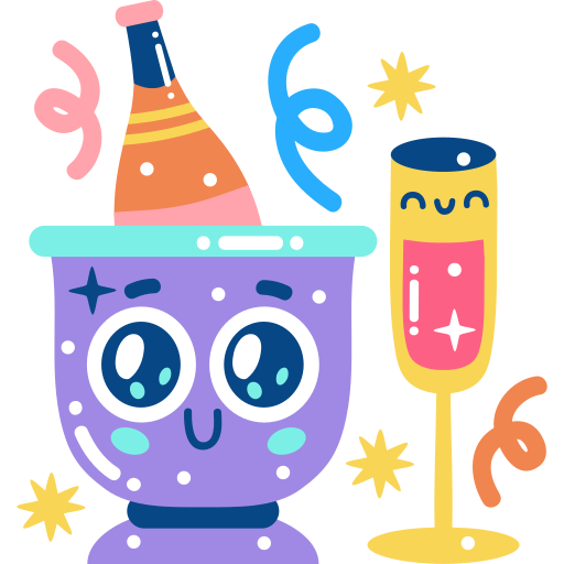 Party Sticker Birthday Convite PNG - Free Download in 2023