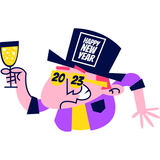 neujahr kostenlos Sticker