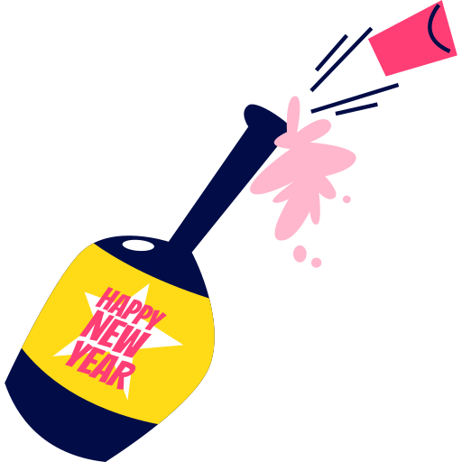 neujahr kostenlos Sticker