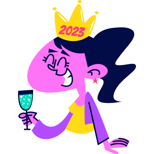 neujahr kostenlos Sticker