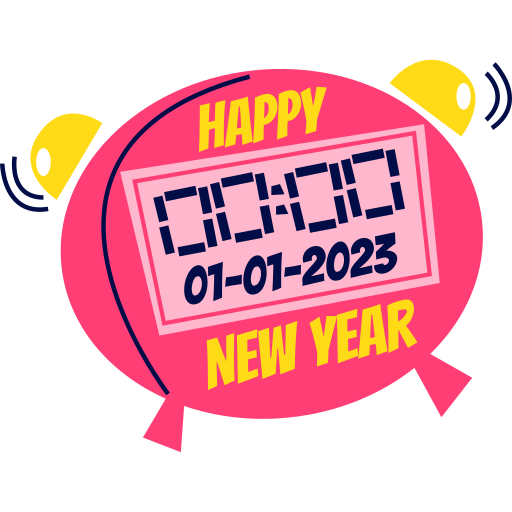 neujahr kostenlos Sticker