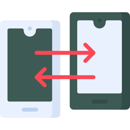 transferencia de datos icono gratis