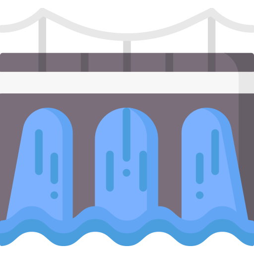 represa icono gratis