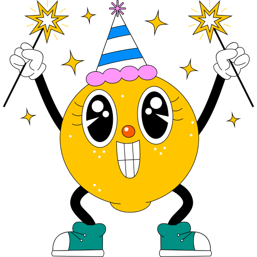 New Year free sticker