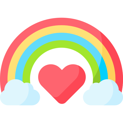 arco iris icono gratis