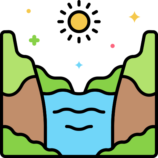 Fjord Generic Outline Color icon