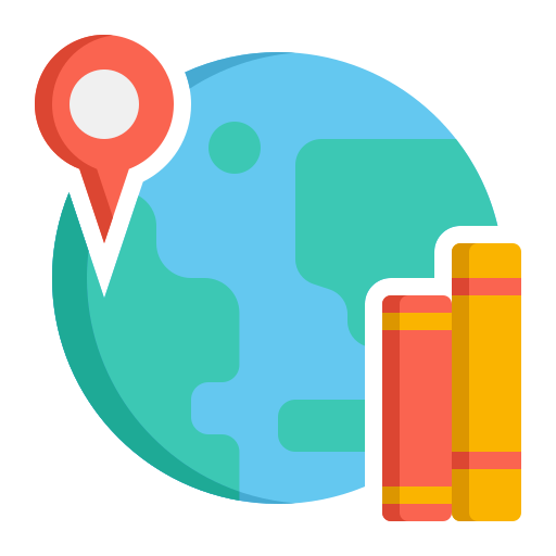 geografía icono gratis