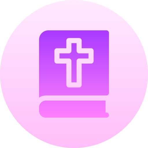 Bible Basic Gradient Circular icon