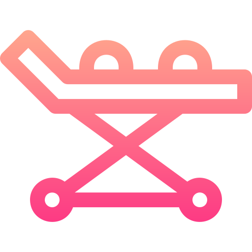 cama médica icono gratis