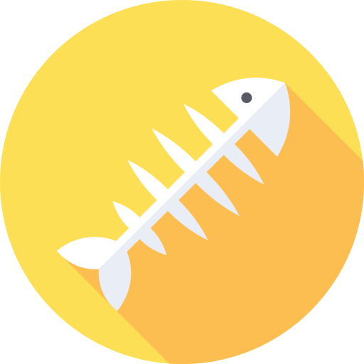 Fish Flat Circular Flat icon