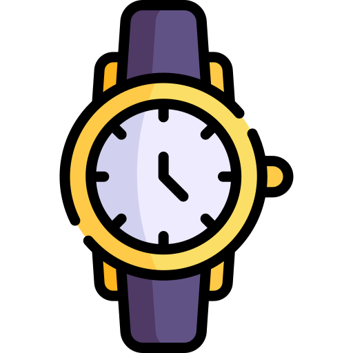 reloj de pulsera icono gratis