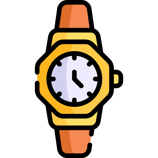 reloj de pulsera icono gratis