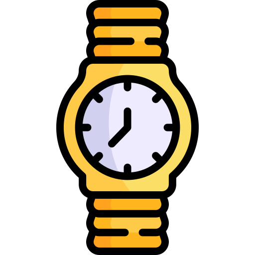 reloj de pulsera icono gratis