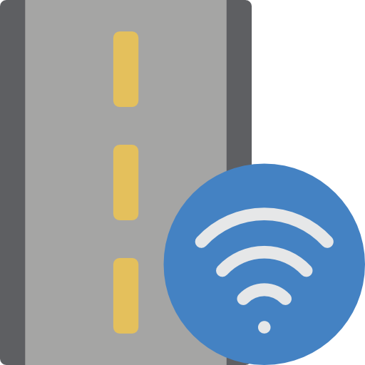 la carretera icono gratis