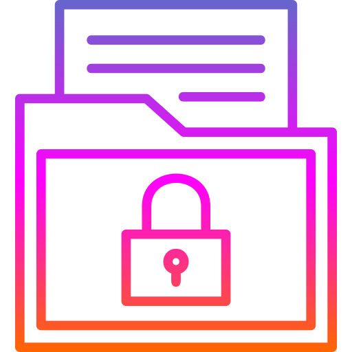 datos encriptados icono gratis