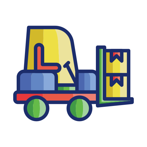 Вилочный погрузчик бесплатно иконка Вилочный погрузчик бесплатно иконка