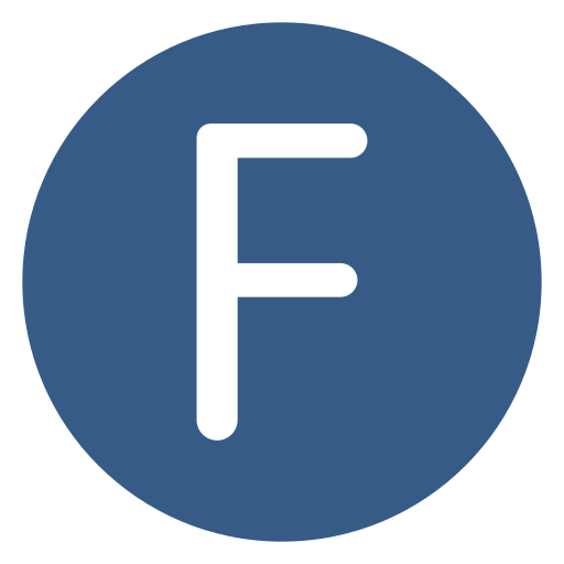 Letter f - Free education icons