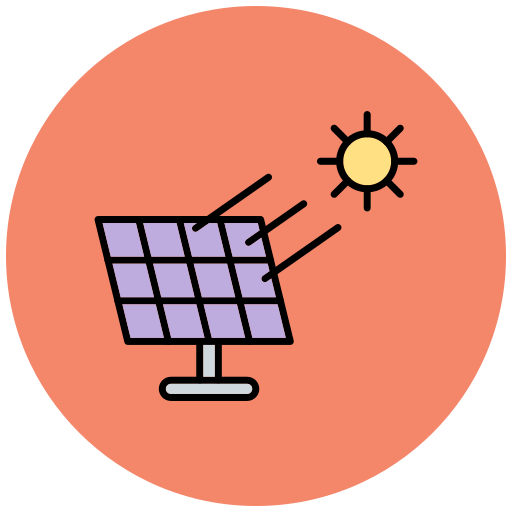 panel solar icono gratis