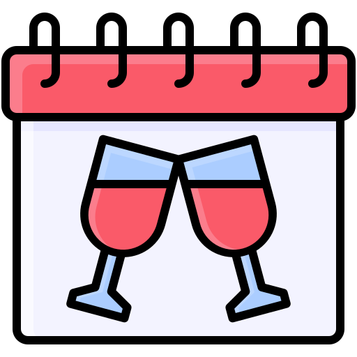 copas de vino icono gratis