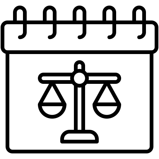 Justice scale free icon