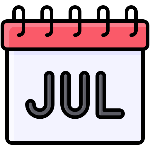 July Generic Outline Color Icon