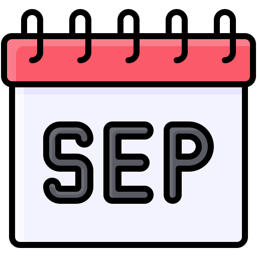 septiembre icono gratis