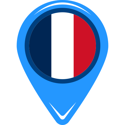 France - Free maps and location icons