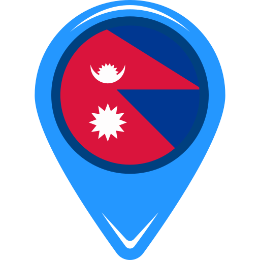 Nepal Free maps and location icons