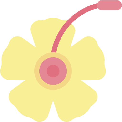 Hibiscus Generic Flat icon