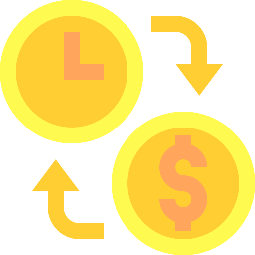 le temps, c'est de l'argent Icône gratuit le temps, c'est de l'argent Icône gratuit