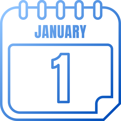 1. januar kostenlos Icon