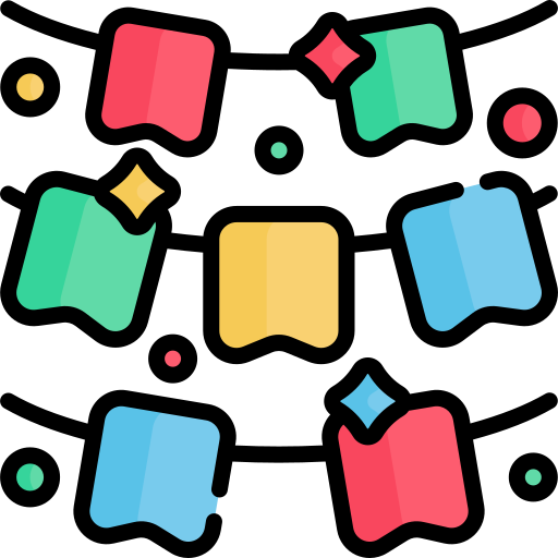 guirnaldas icono gratis