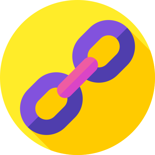 Chain Flat Circular Flat icon