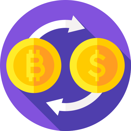 Exchange Flat Circular Flat icon