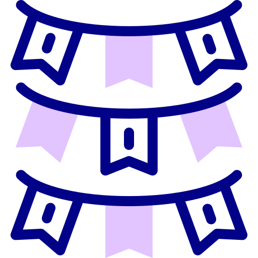 guirnalda icono gratis